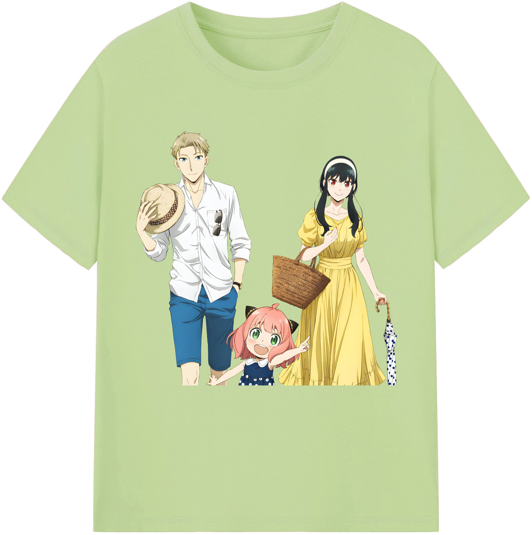 （画像用） SPY×FAMILY间谍家家酒 綿100％半袖Tシャツ（フロントプリント）